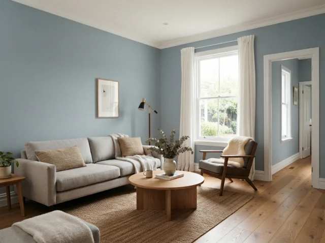 Room preview for Dusty blue