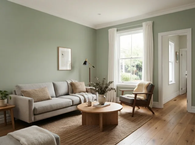 Room preview for Warm sage